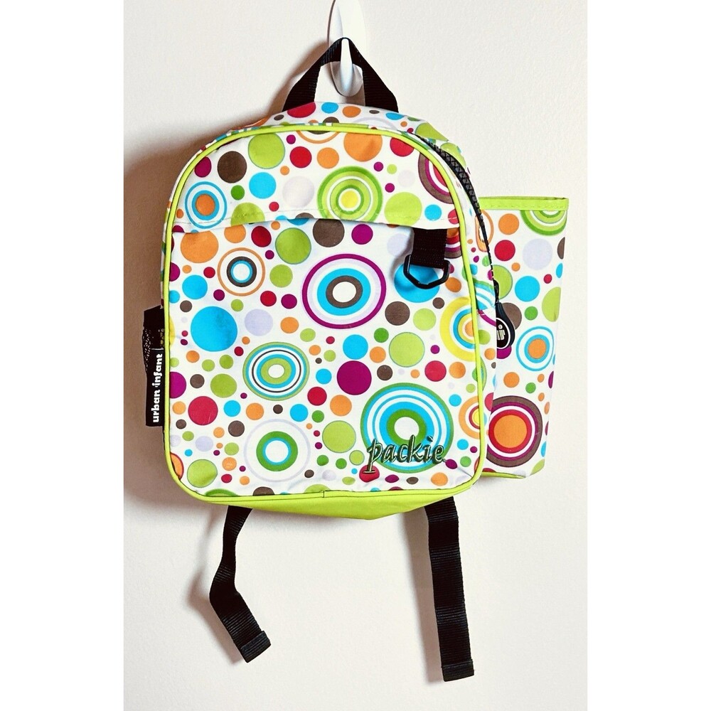 Urban Infant Packie Kids Travel Preschool Daycare Backpack Diaper Bag Lime Green